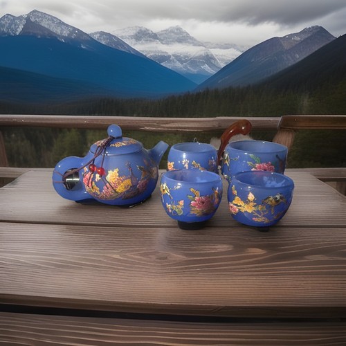 Chinese blue jade porcelain - chinese,